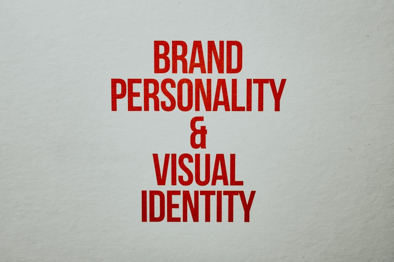 Brand Personality & Visual Identity text