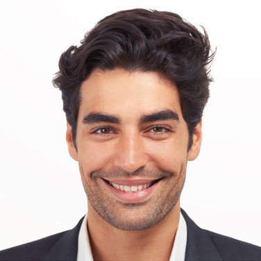 Head shot of business man smiling