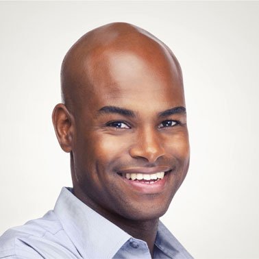 Head shot of business man smiling